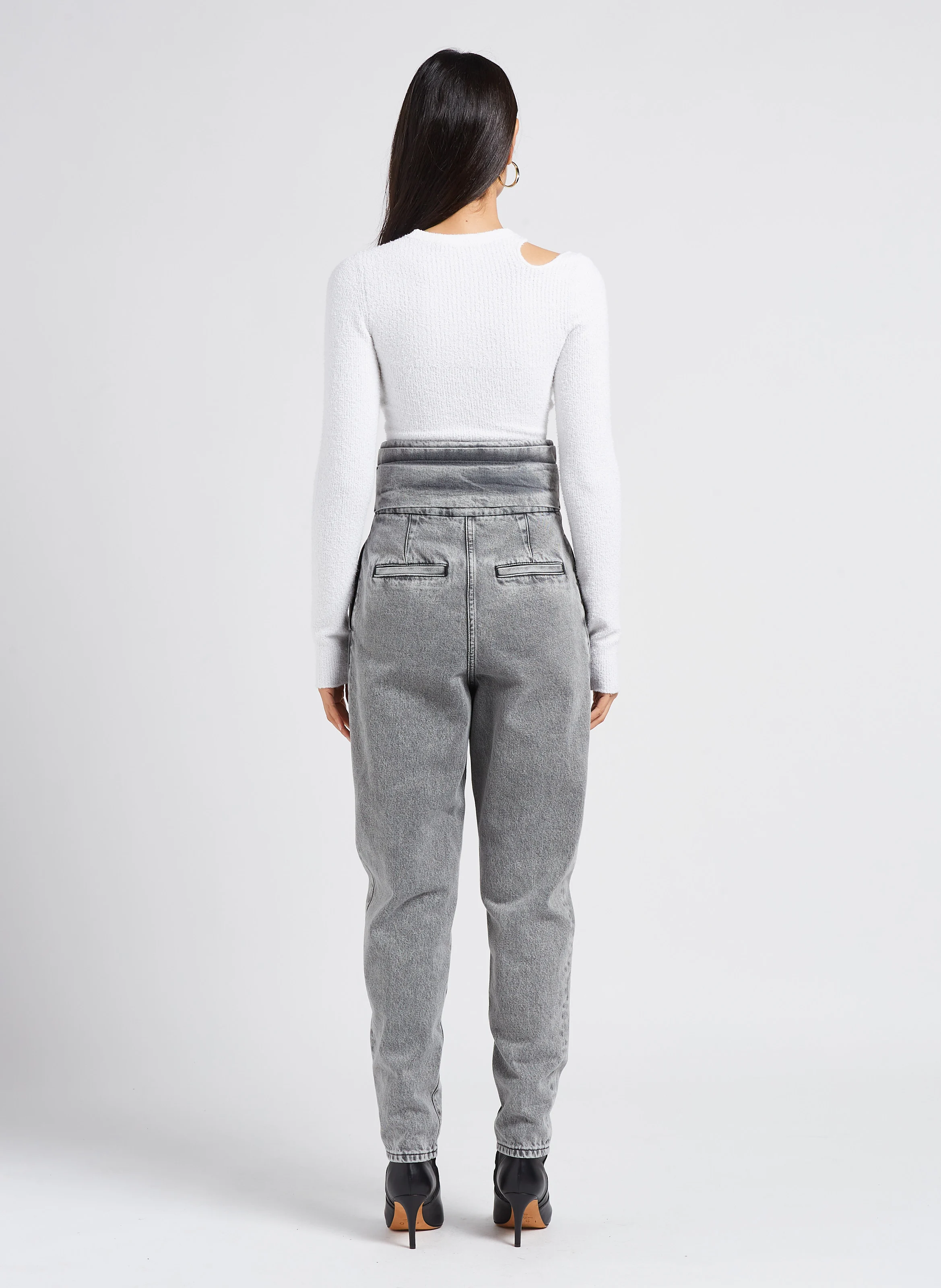 BAIYO - Pull col rond moulant | Beige
