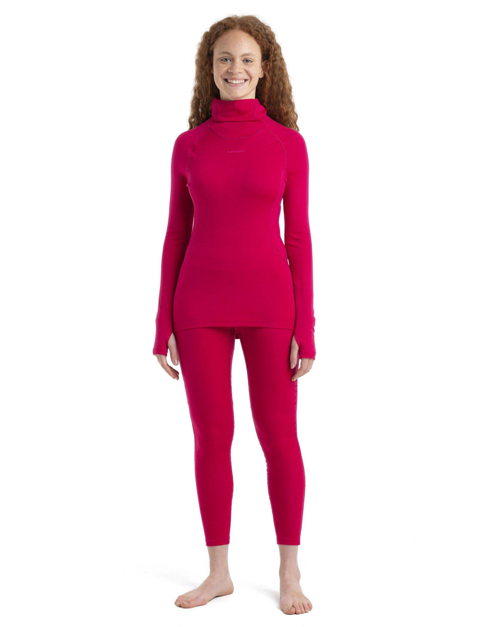 Icebreaker| Damen Langarm-Layer 300 MERINOFine™ Rollkragenpullover