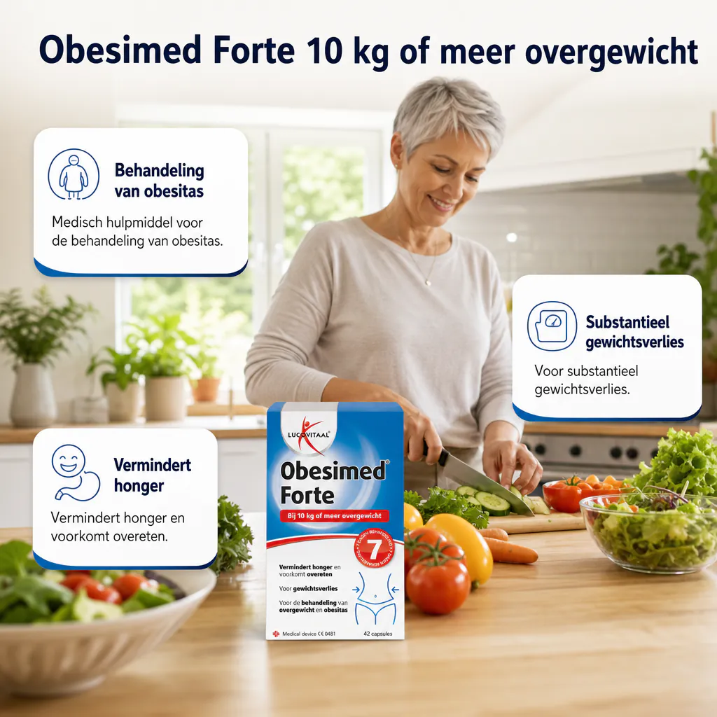 Obesimed Forte 10 kg of meer overgewicht 42 capsules