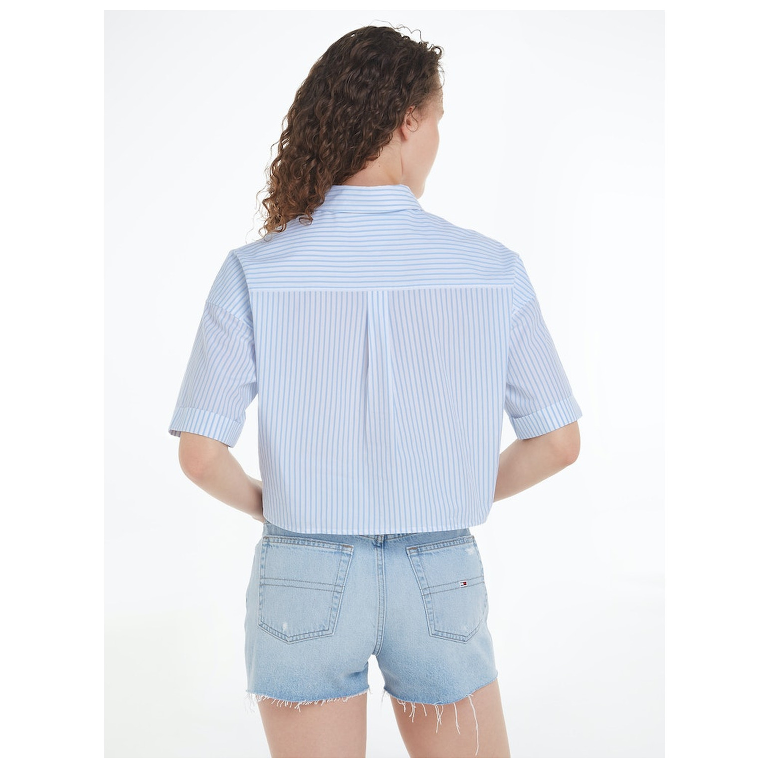 Tommy Jeans TJW CRP FRONT KNOT STRIPE SHIR