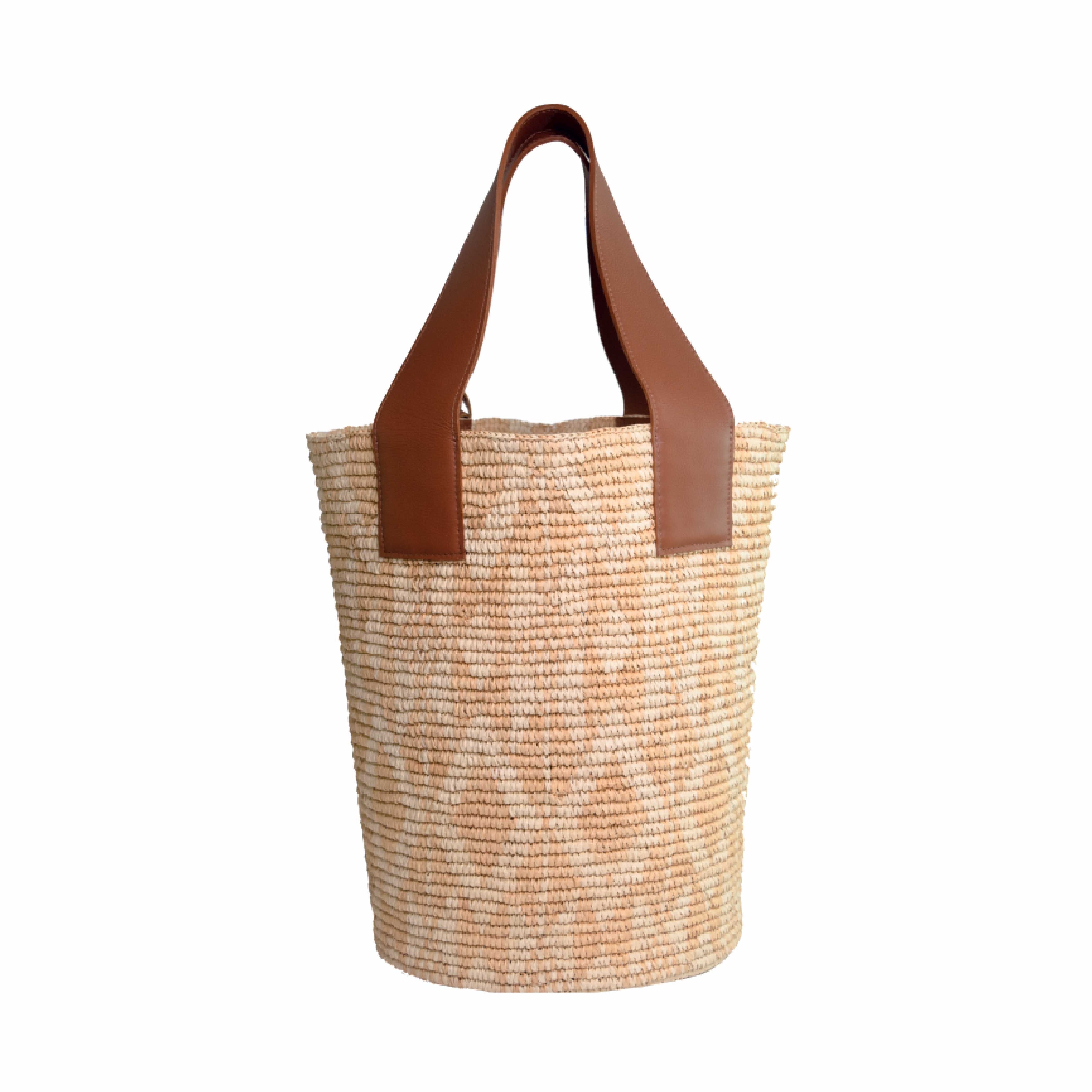 Grand panier à motifs