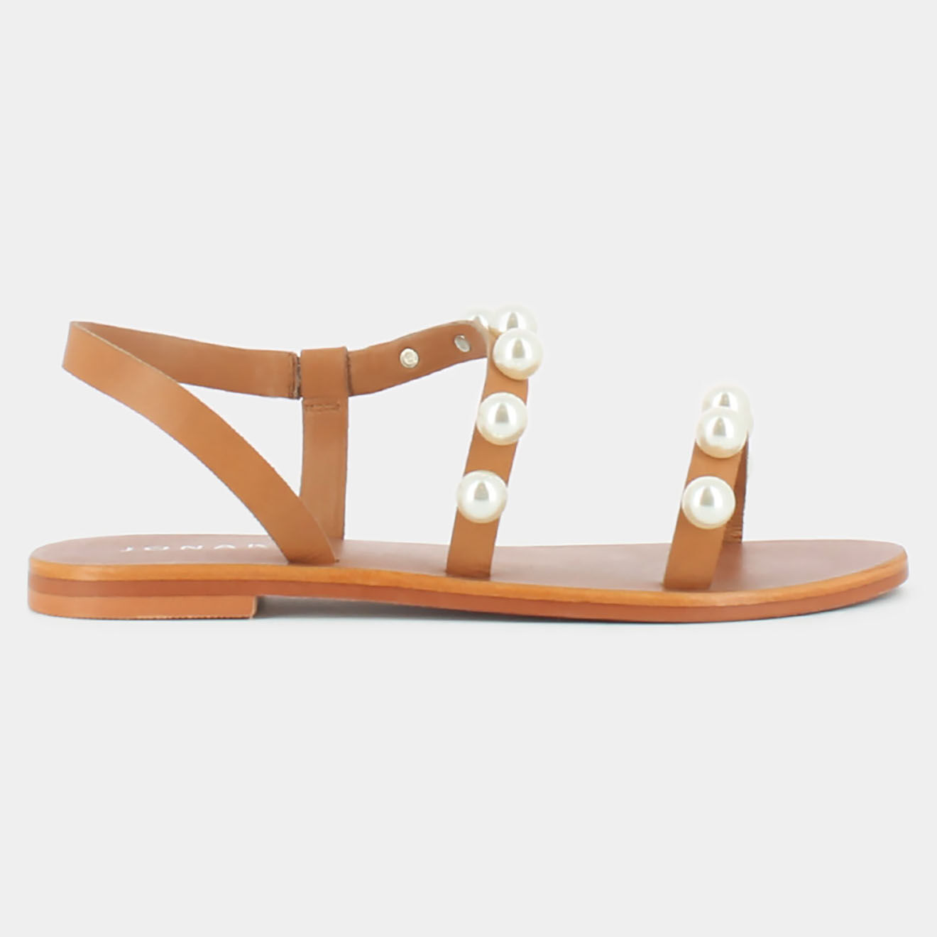 Jonak Sandales en Cuir Wolt camel