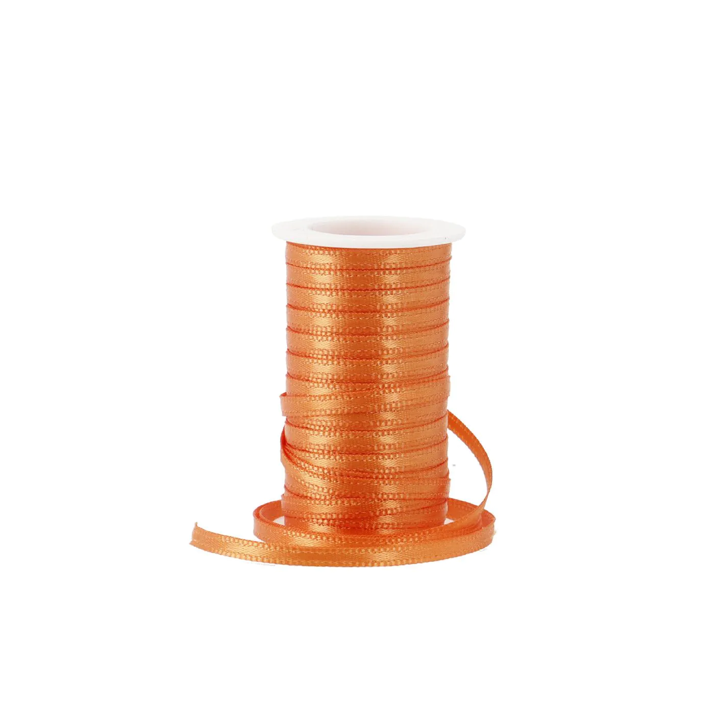 Geschenkband Satin, orange, 3mm x 10m