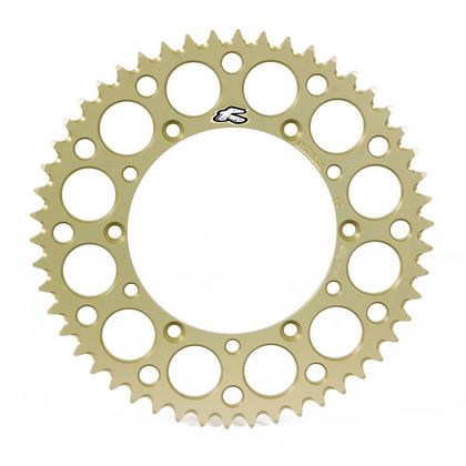 Couronne Renthal aluminium Ultra-Light anti-boue anodisé dur 112U - 520