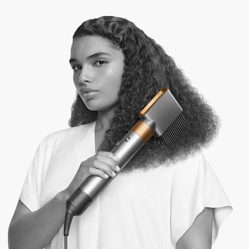Airwrap Complete Long Diffuse pour cheveux bouclés frisés nickel cuivre