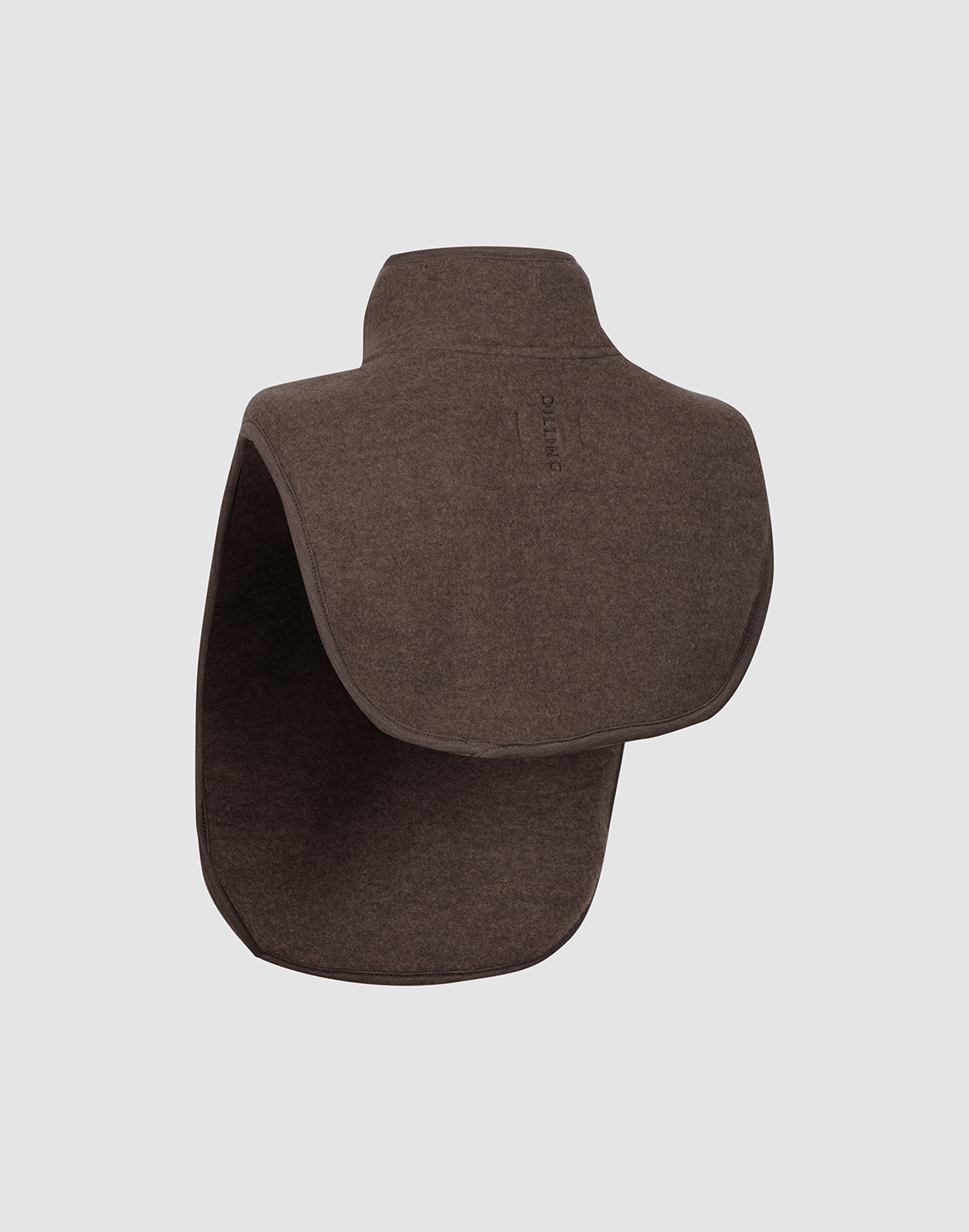 Fleece nekwarmer in merinowol voor dames