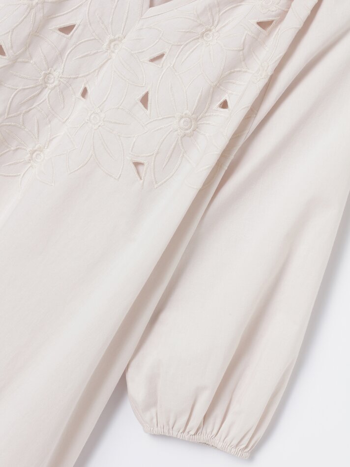 Caftan bordado - Bege