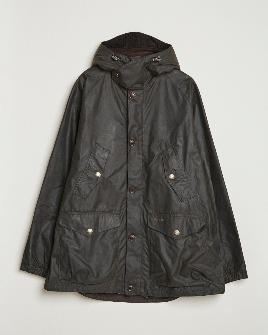 Barbour Heritage Re-Engineered Endurance Mountain Wax Parka Olive
