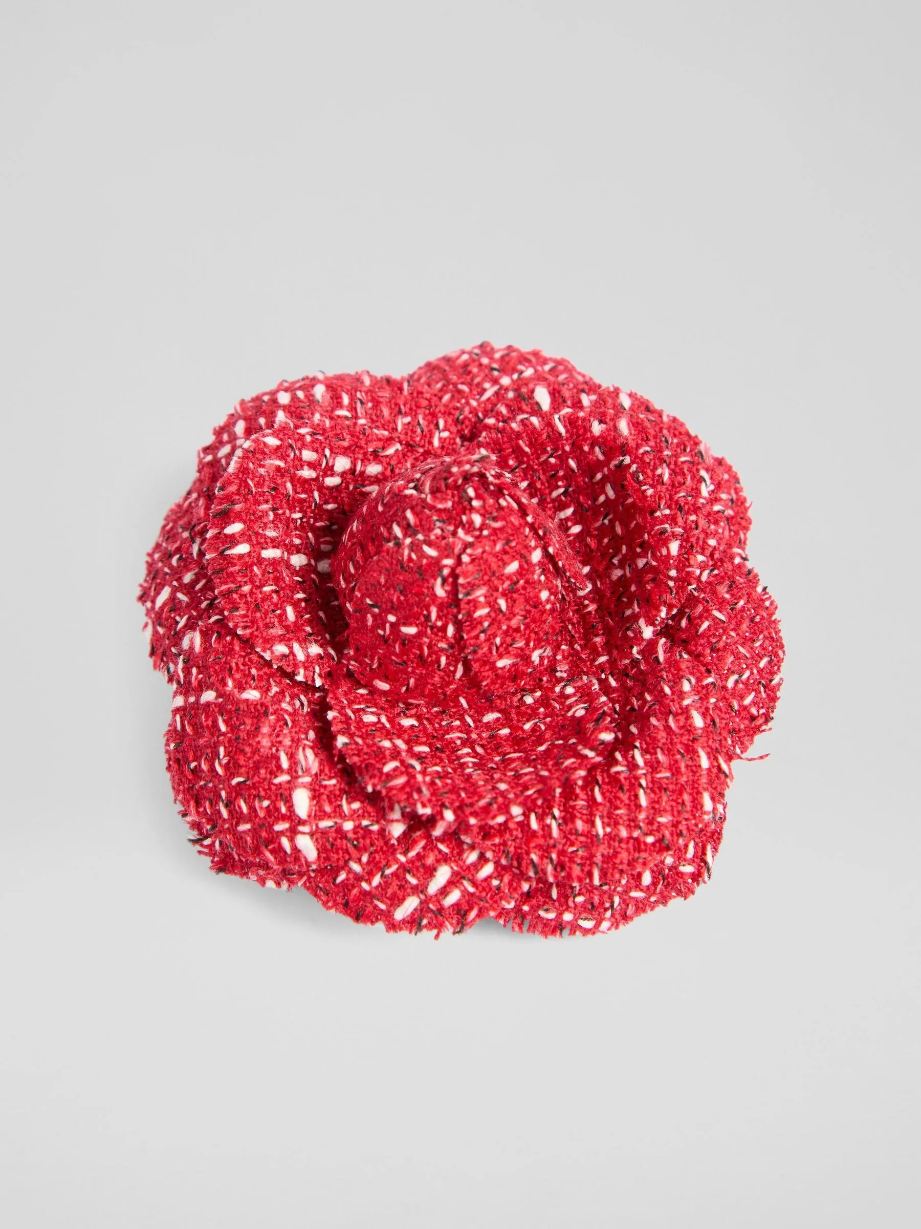 LK Bennett Red Cotton Corsage