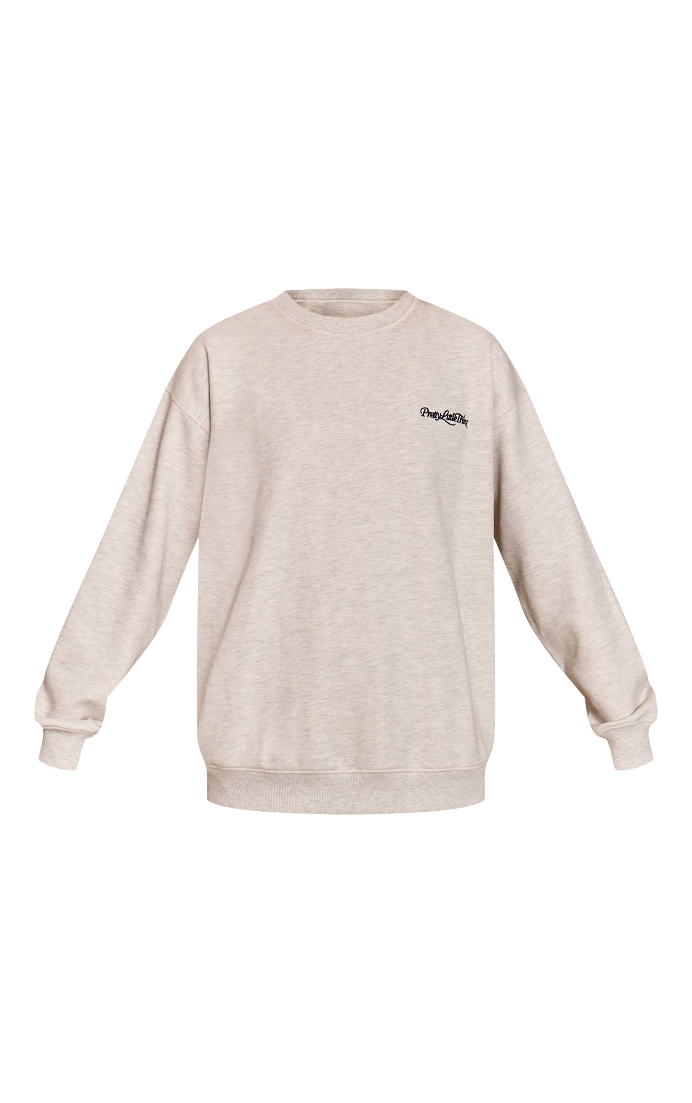 Gris Cendré Sweat-shirt Plt En Coton Bouclette Épais 440 G/m²