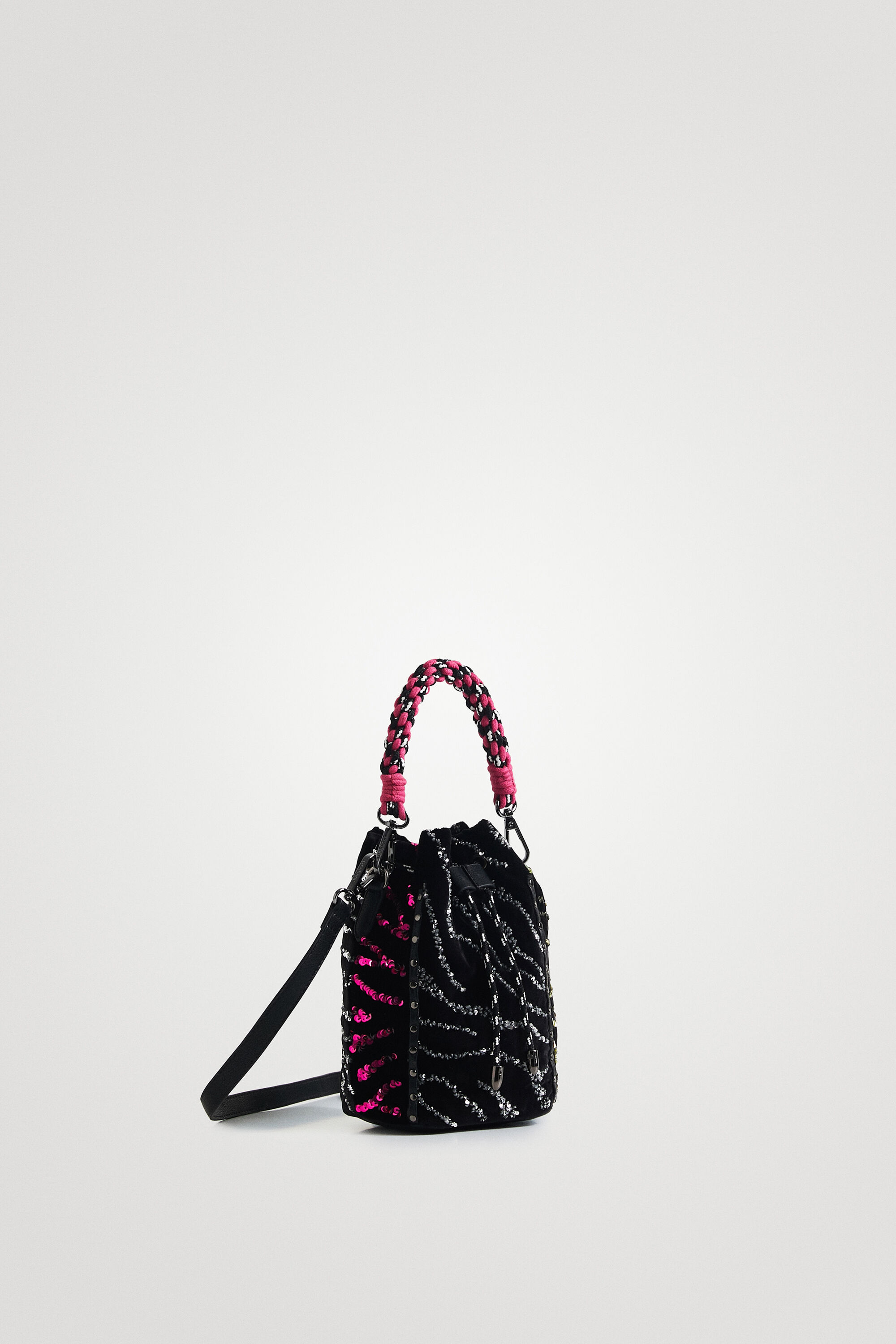 Mini sac sceau sequins
