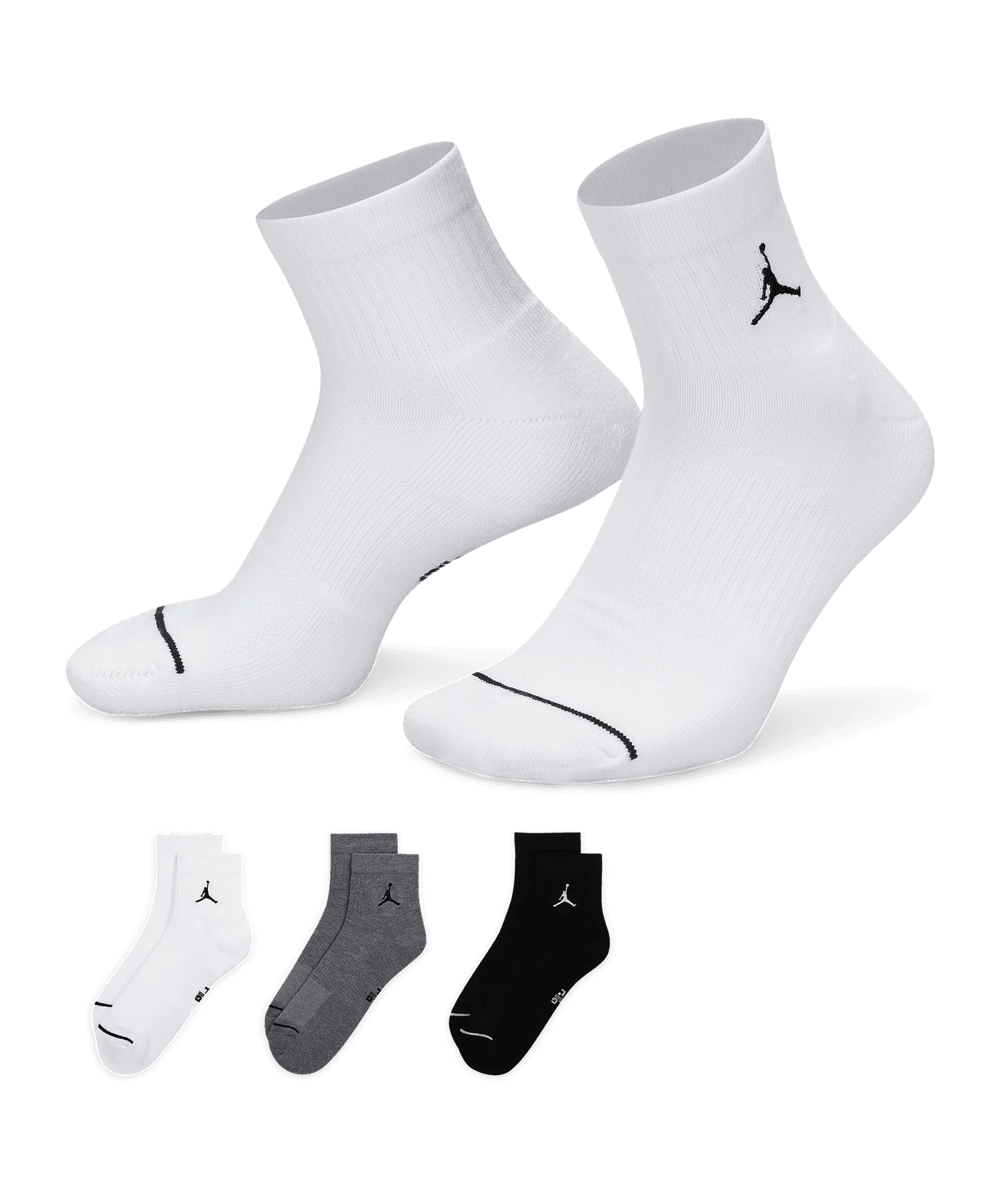 Jordan Everyday Cush Crew Socken 3er Pack Mehrfarbig F911