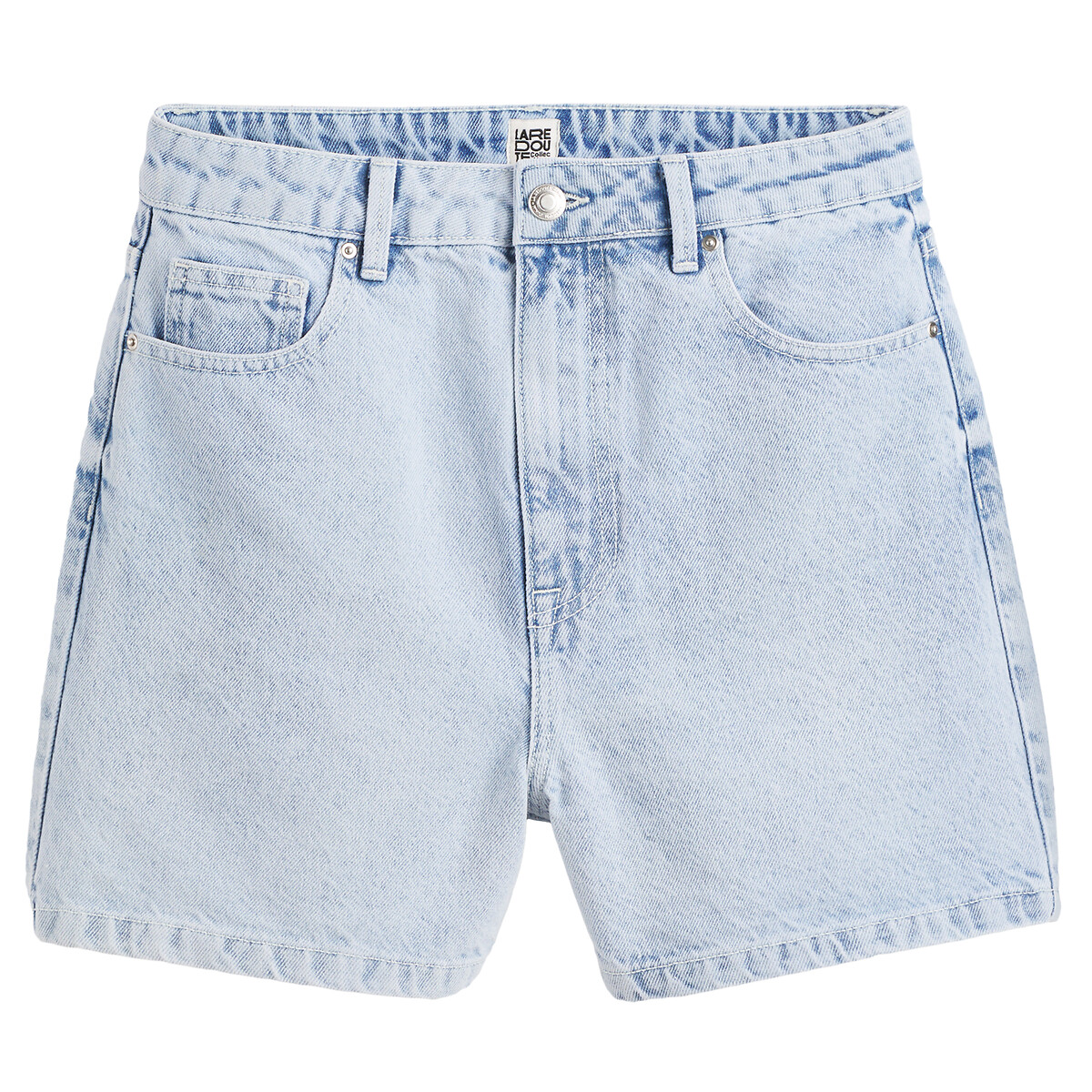 COLEÇÃO LA REDOUTE<br>Shorts jeans, cintura alta