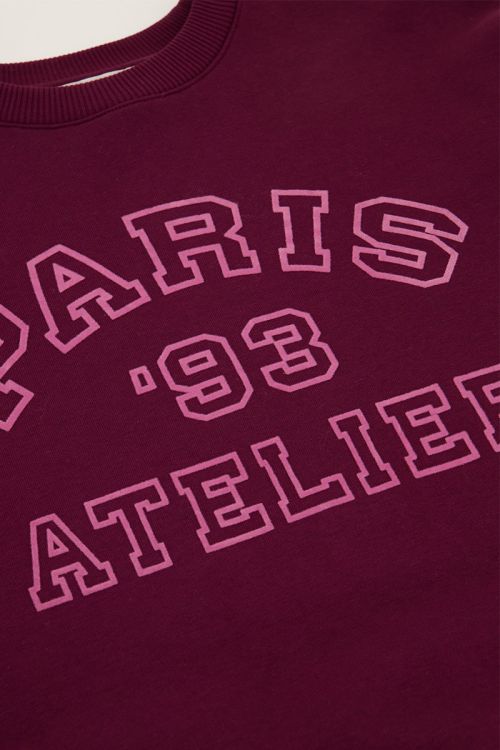 Paarse sweater 