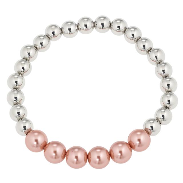 Armband, Muschelkernperlen, flexibel