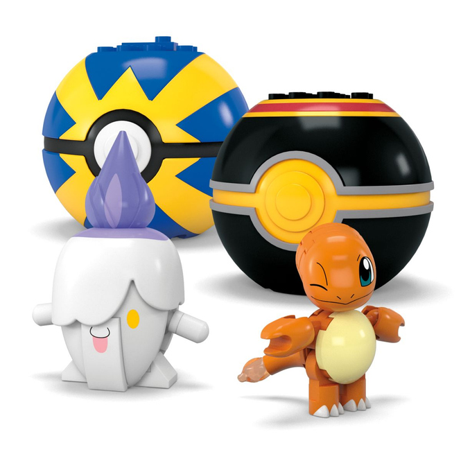 MEGA - Pokémon - 4 Feuer-Typ Pokémon Set