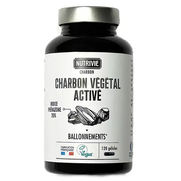 Nutrivie Carvão Ativado Vegano 120 cápsulas