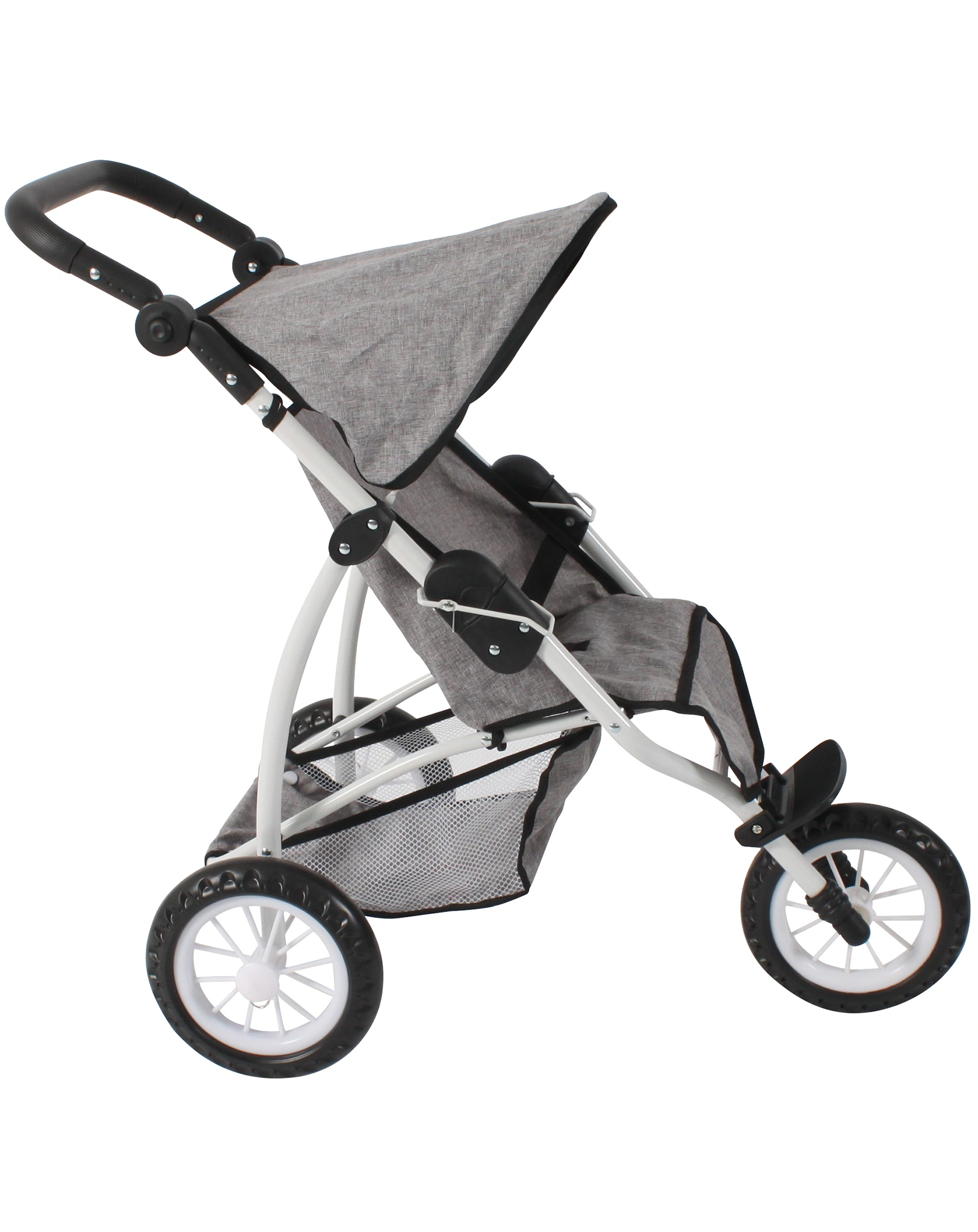 Puppenbuggy LEON in grau melange