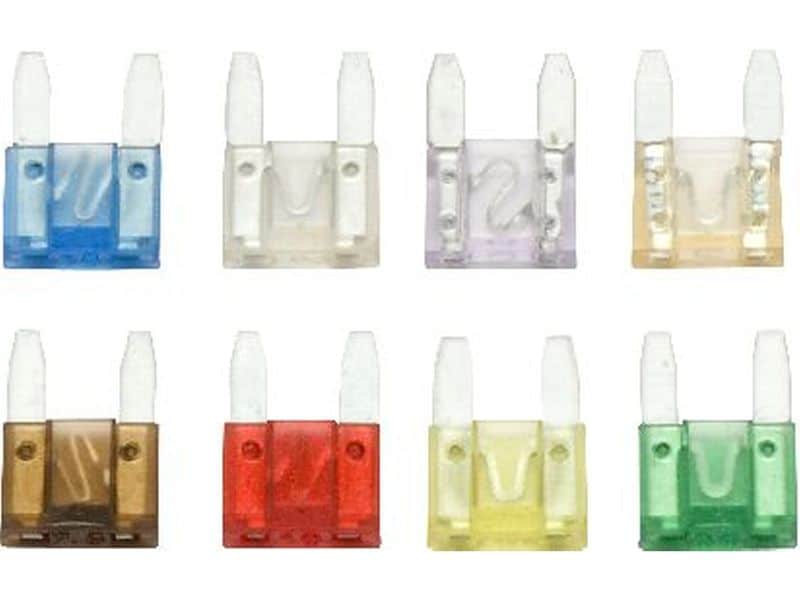 TopLine MINI Set Flachsteckersicherung 3-30A, Blister mit 8 Set mit allen gängigen Flachstecksicherungen