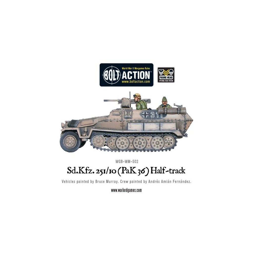 Bolt Action - Sd.Kfz 251/10 Pak 36 Half-Track