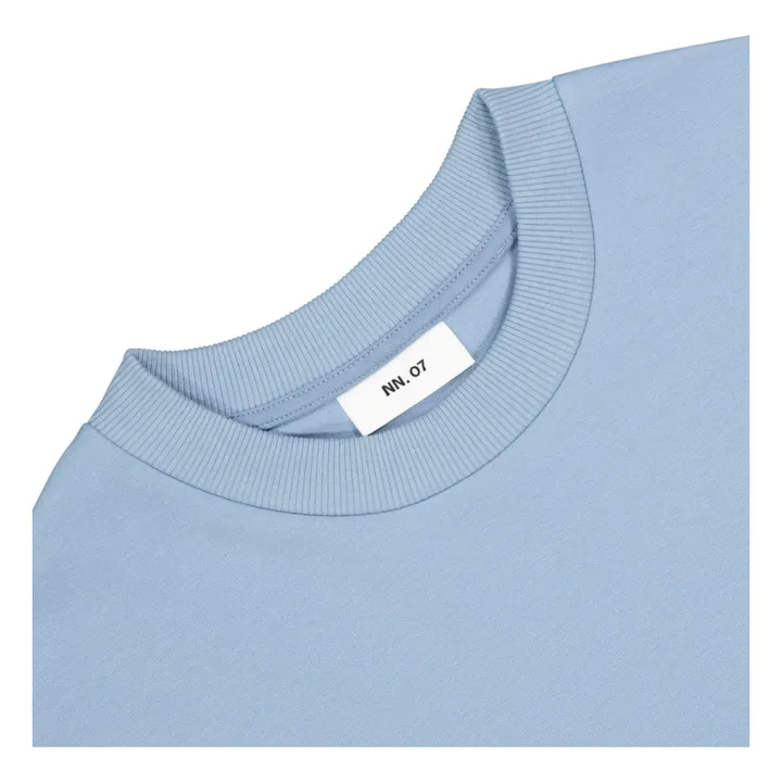 NN. 07 T-shirt Nat Logo | Bleu