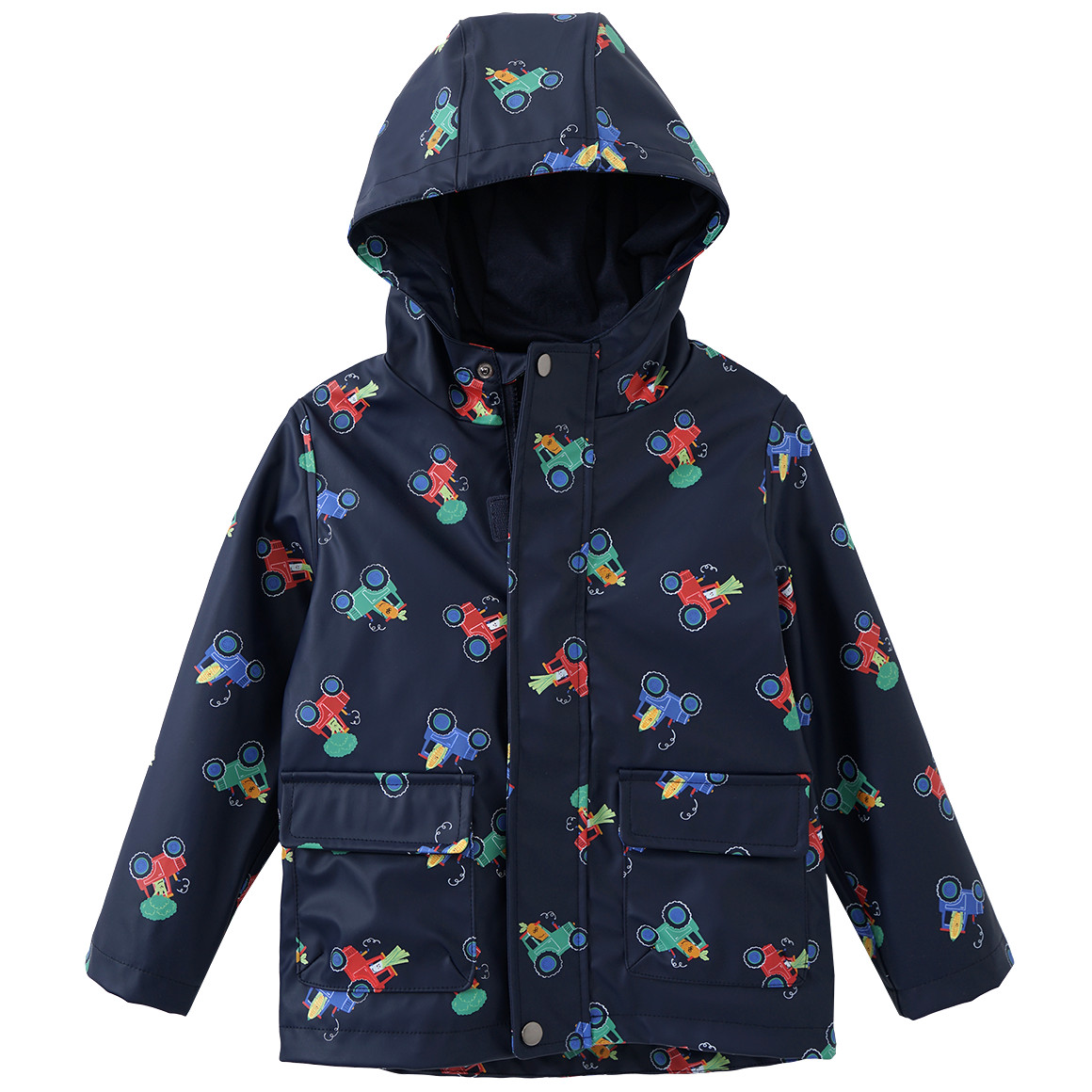 Topolino Jungen Regenjacke mit Bauernhof-Allover dunkelblau