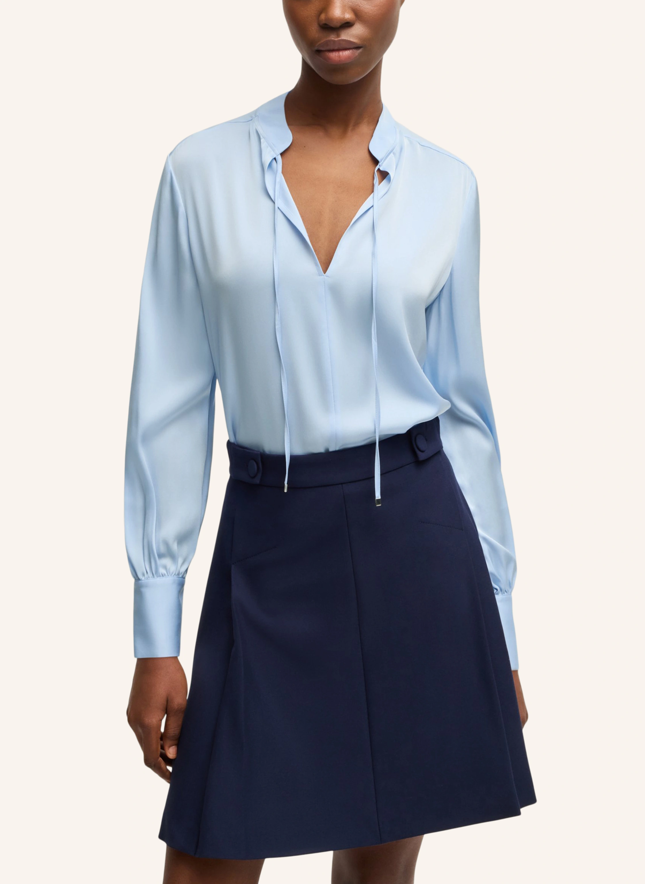 BOSS Business Bluse BARABI Relaxed Fit