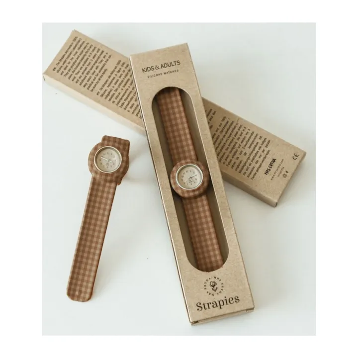 Mrs.Ertha Montre strapies Vintage squares