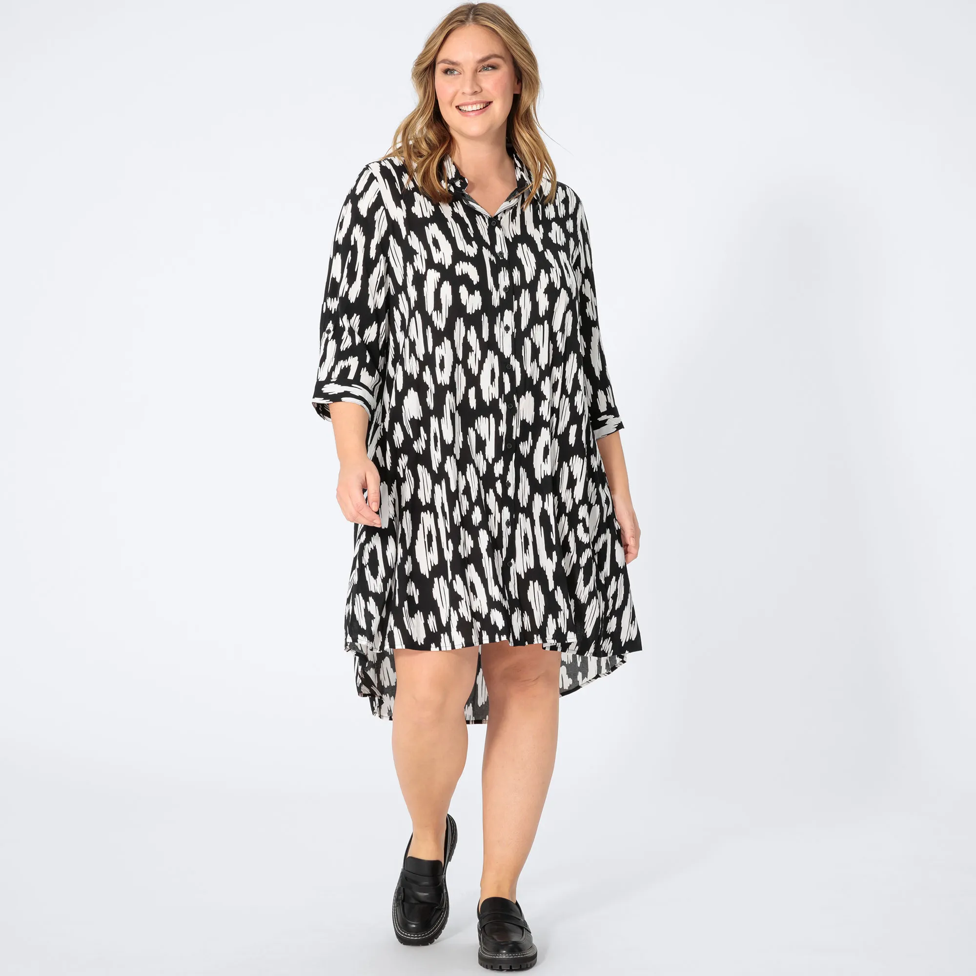 Damen-Kleid mit tollem Muster, große Größen