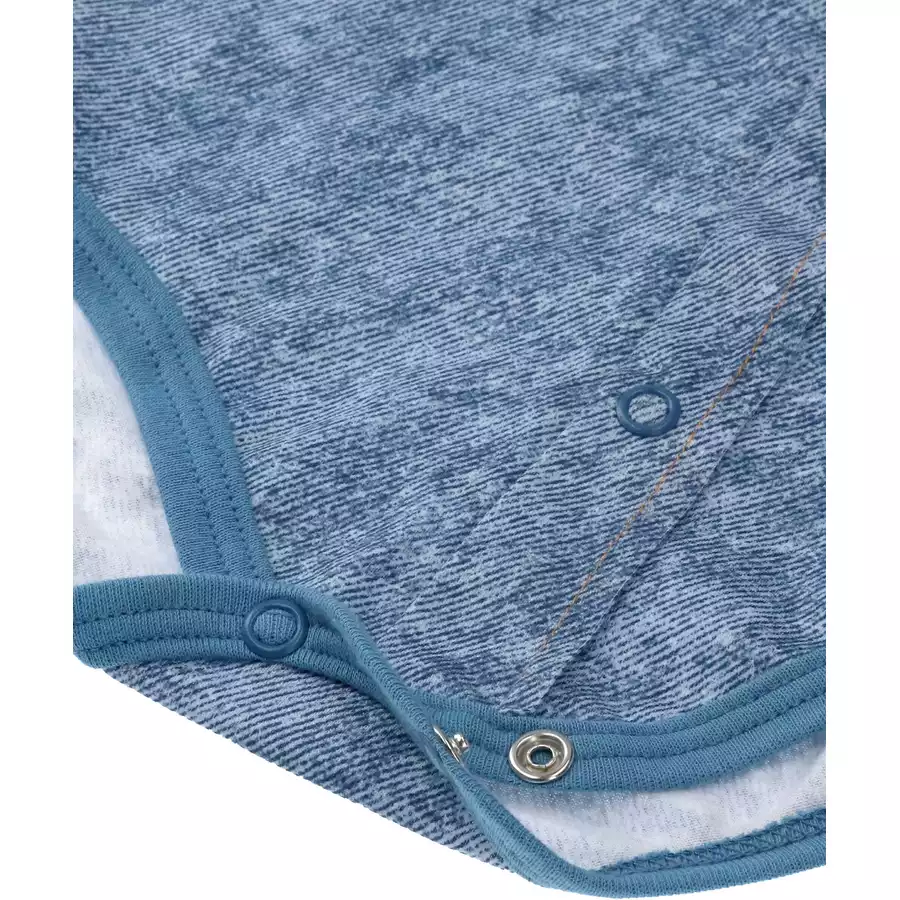 Makoma Body Langarm Giraffe blau