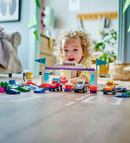 LEGO® DUPLO® - F1®-Teams m. Rennwagen und Fahrer 10445 - 70 Teil