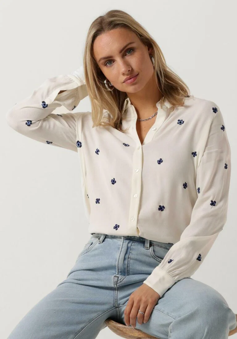 FABIENNE CHAPOT ecru fabienne chapot blouse lot embro blouse