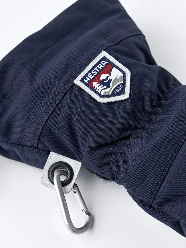 Hestra Army Leather Heli Ski Mitt Marine