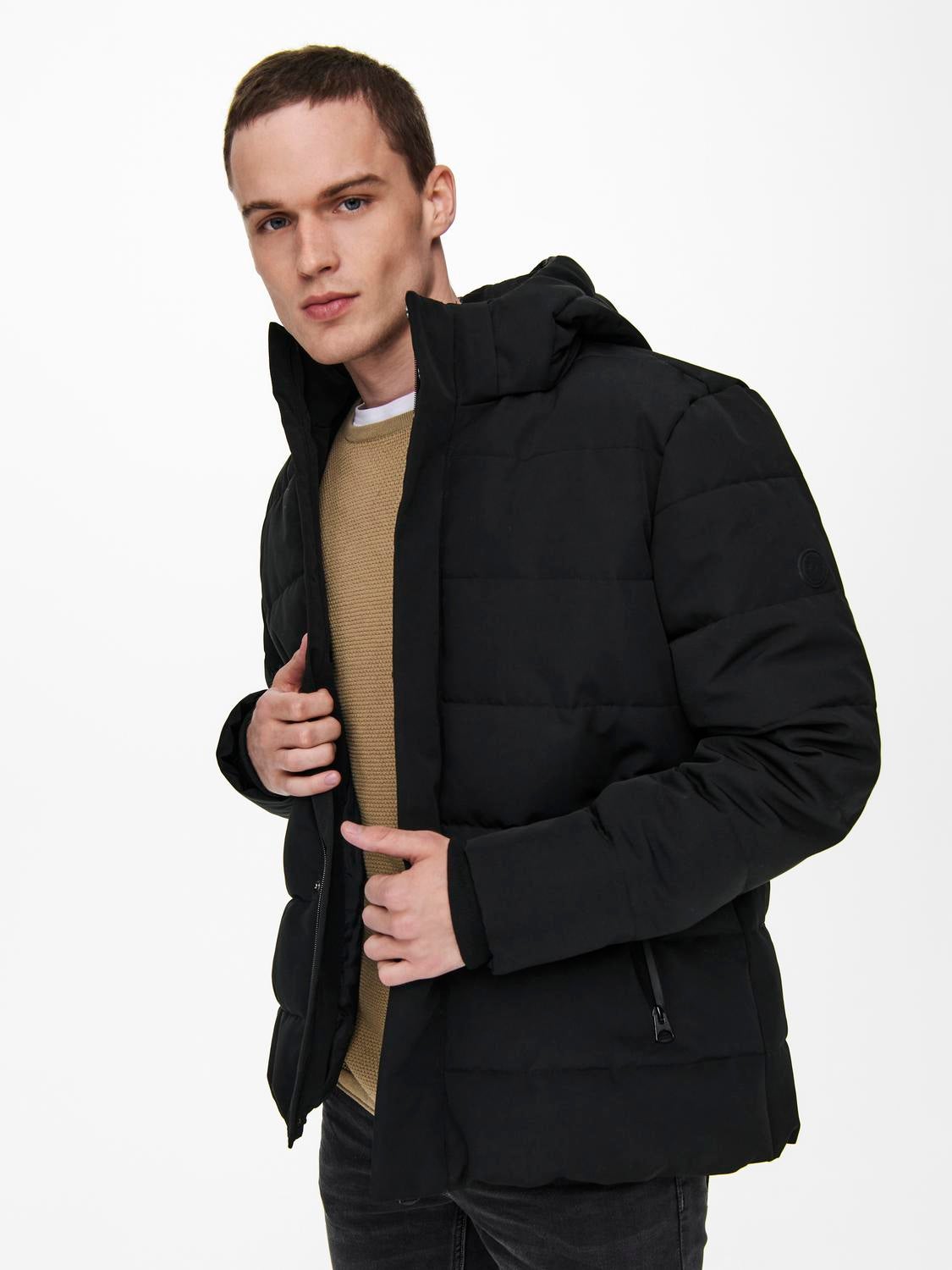 ONSCAYSON Daunenjacke Black