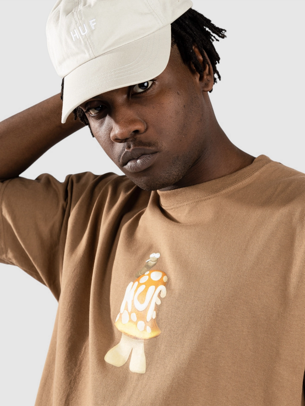 HUF Shroomery T-Shirt camel