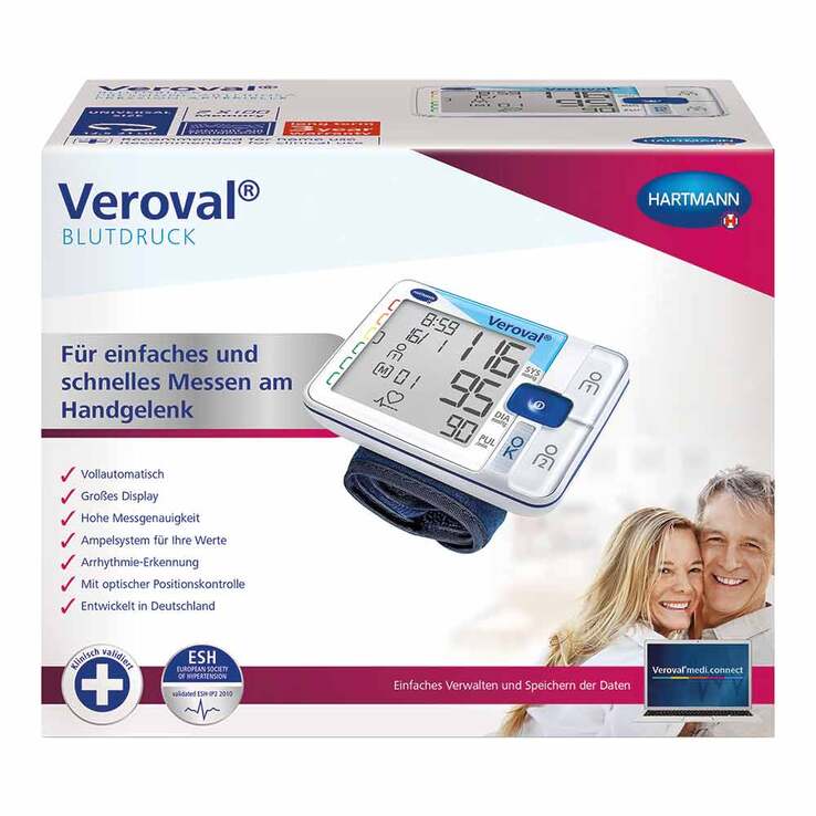 Veroval® Handgelenk-Blutdruckmessgerät, 1 St