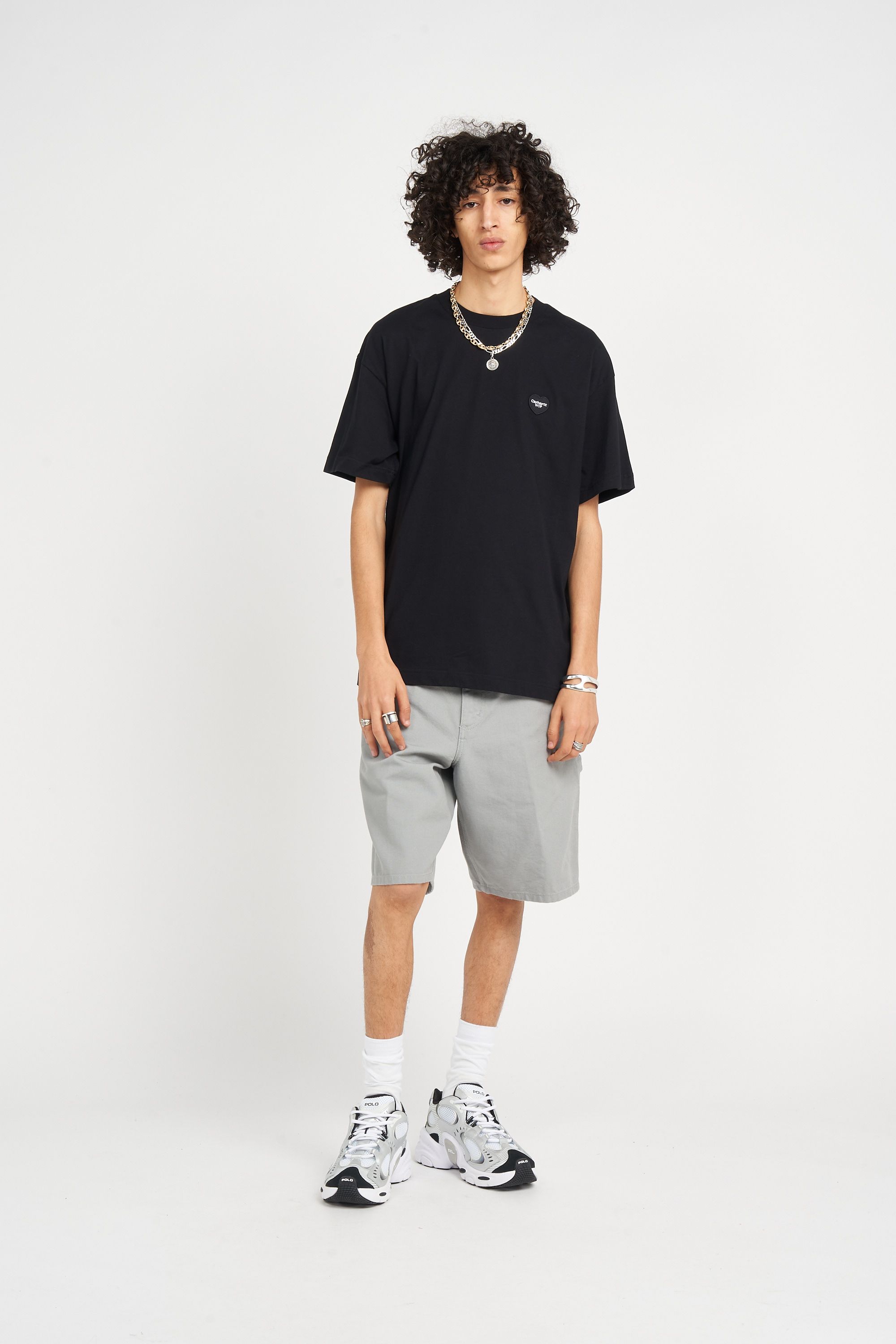 CARHARTT WIP T-shirt  S/S Heart Patch T-Shirt Noir