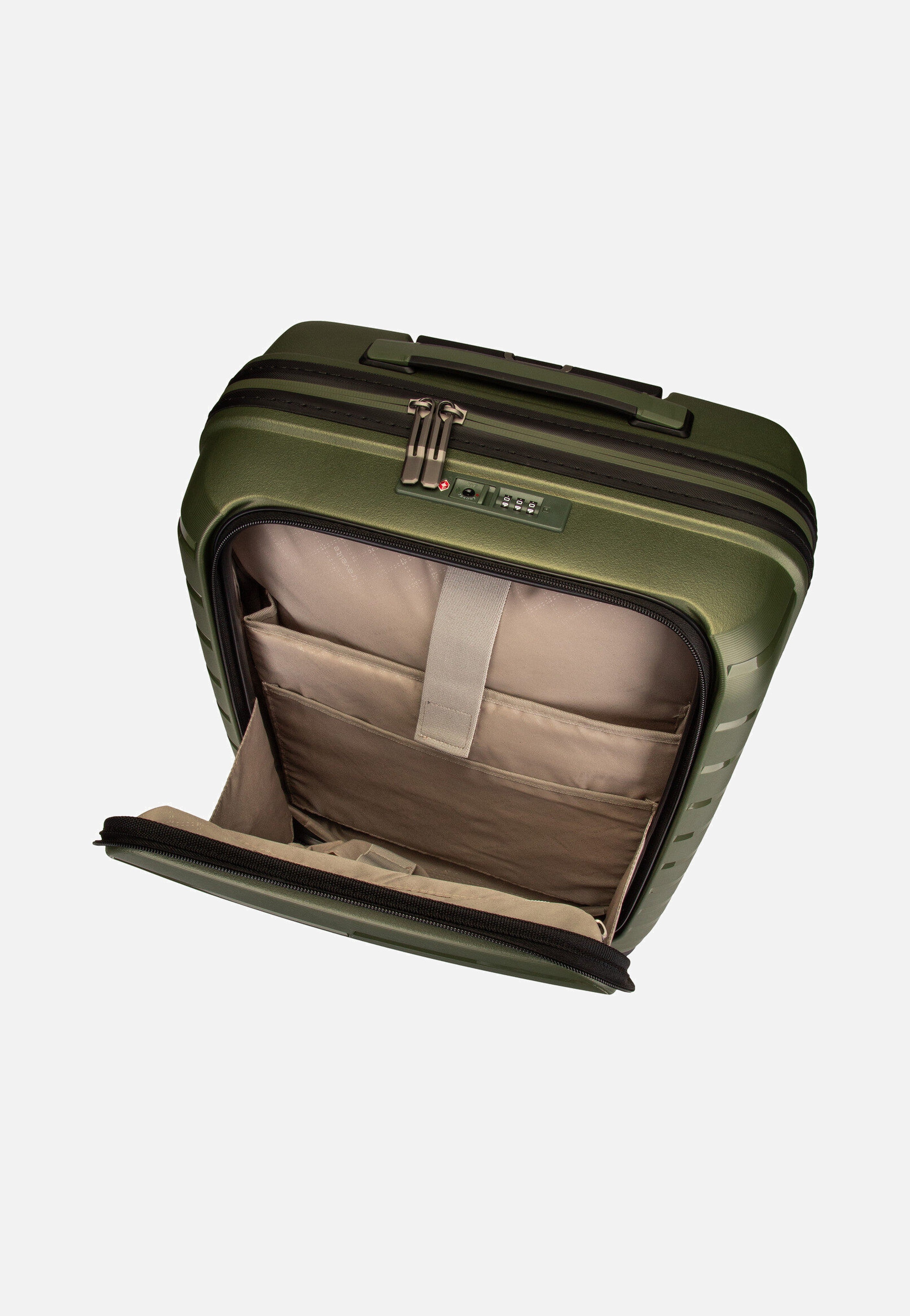 Air Base 4-Rad Trolley S Vortasche Olive - Koffer