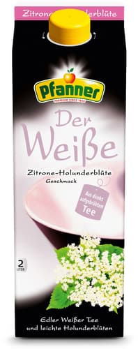 Pfanner Der Weiße Zitrone-Holunderblüte