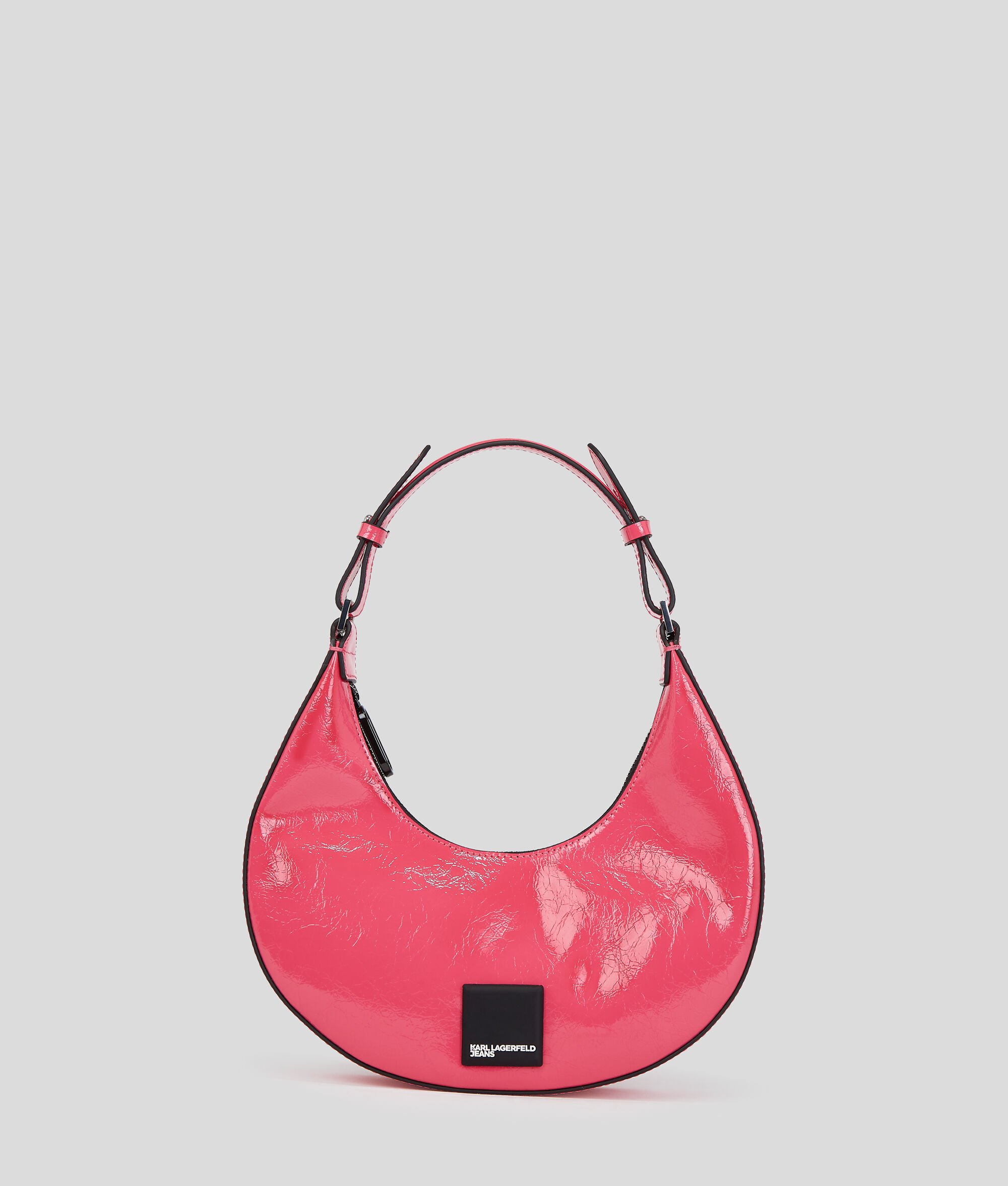 PETIT SAC DEMI-LUNE BRILLANT PORTÉ ÉPAULE KLJ