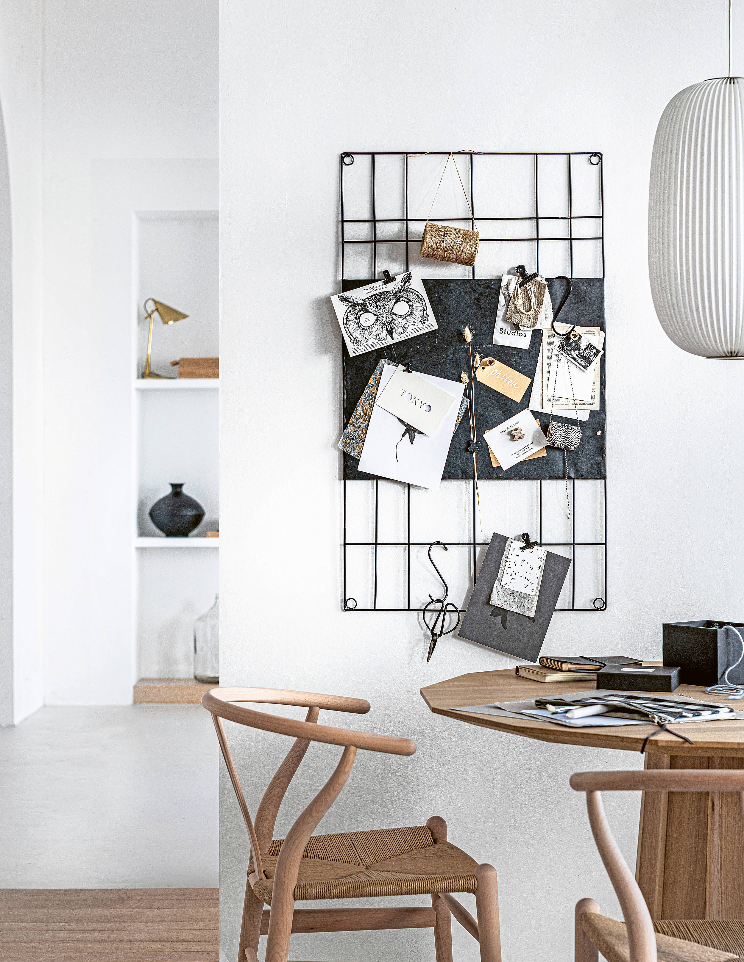 vtwonen draadstalen memobord  (60x105 cm)