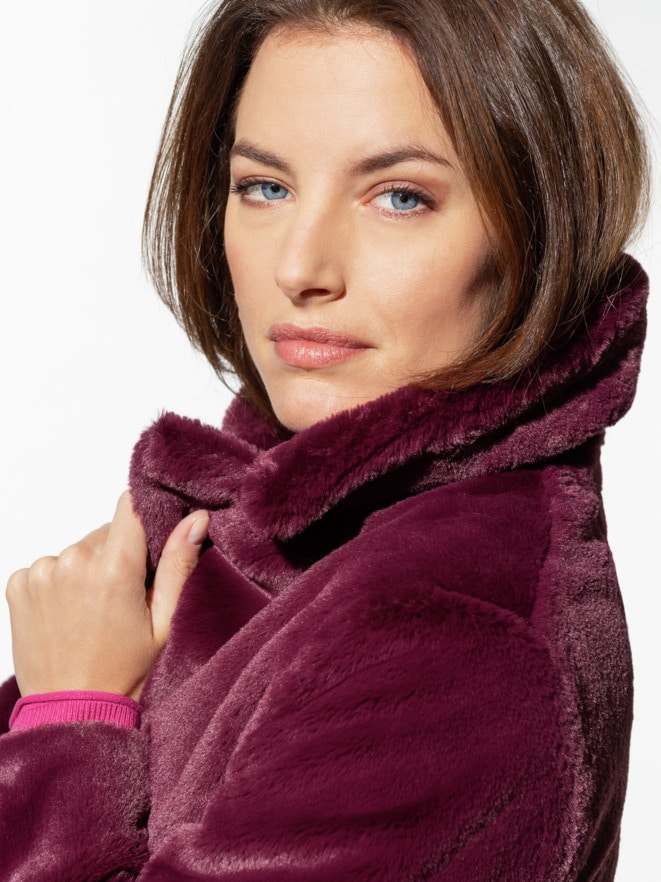 Fake Fur Flauschmantel
