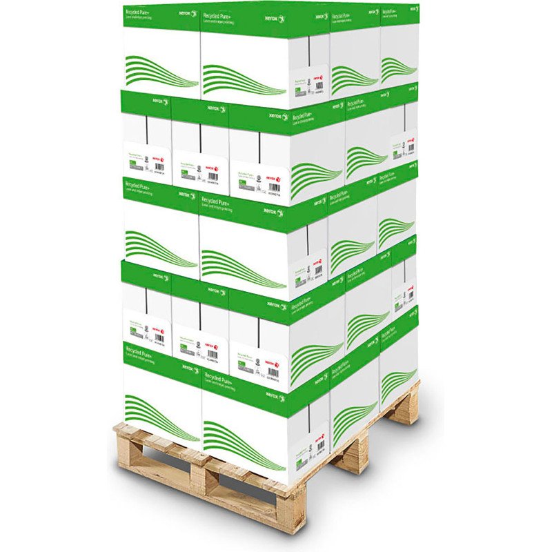 Papier A4 blanc 80 g Xerox Recycled Pure Plus - Ramette de 500 feuilles - vendu à la palette