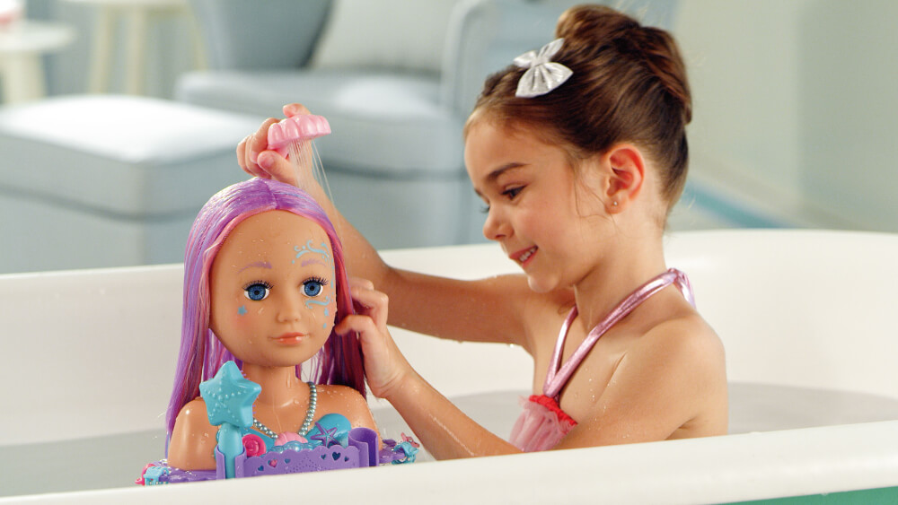 Zapf 835364 BABY born Sister Styling Head Meerjungfrau