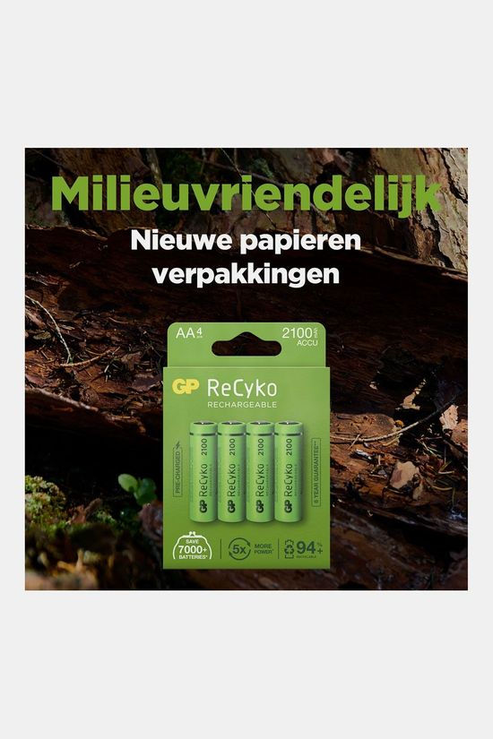 GP Batteries GP Batteries AA Rechargeable Nimh 2100Mah Recyko 1,2V 4 Stuks Batterij