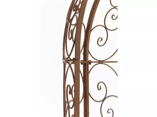 Arche à rosiers - Métal & Métal - Marron antique - Rosie