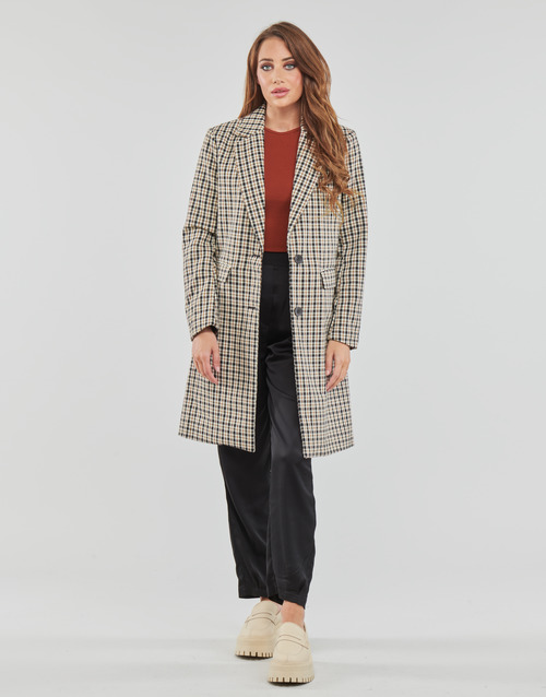 Only - ONLNORMA ASTRID CHECK COAT CC OTW - Multicolore