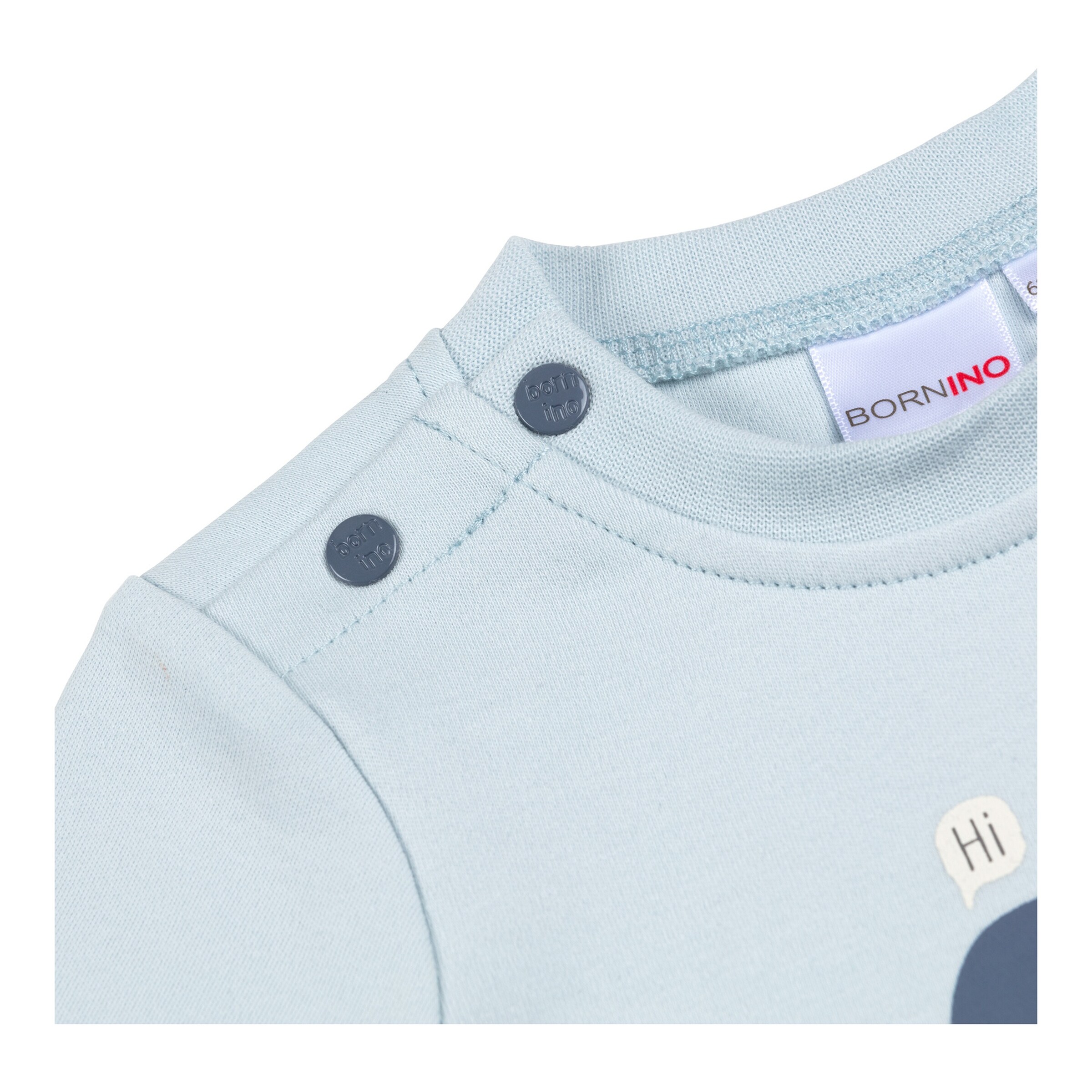 Bornino - Lieblinge T-Shirt Wal hellblau