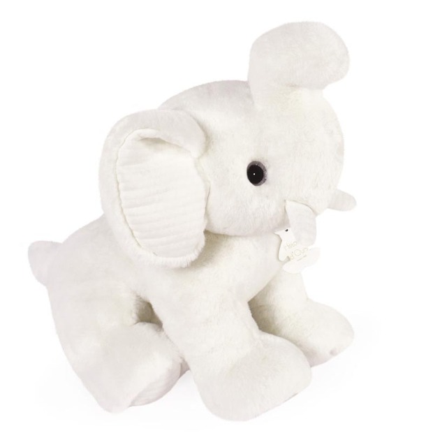 Preppy Chic Eléphant Blanc 35 cm - HISTOIRE D'OURS