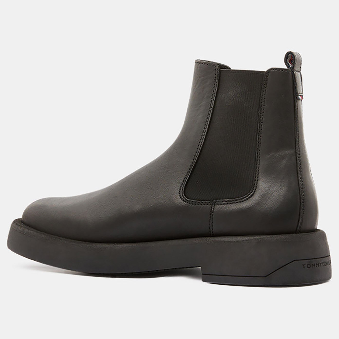 Tommy Hilfiger Chelsea boots en Cuir Chunky noires